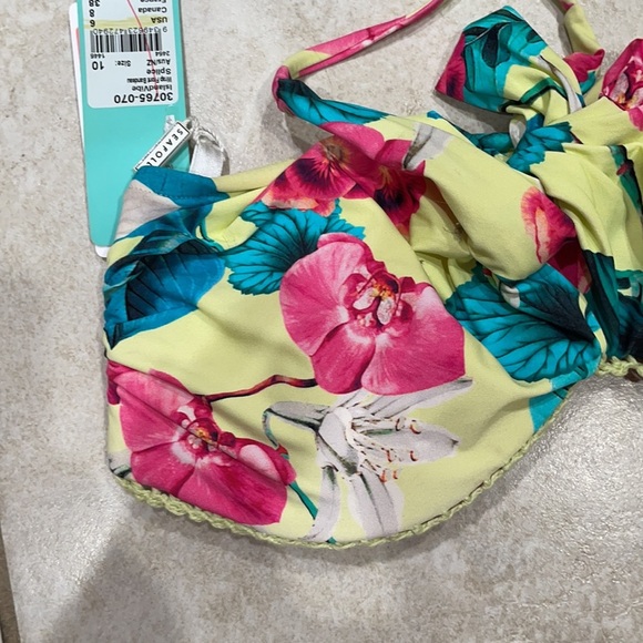 NWT Seafolly Wrap Front Bandeau Bikini Top 6 - Picture 2 of 7